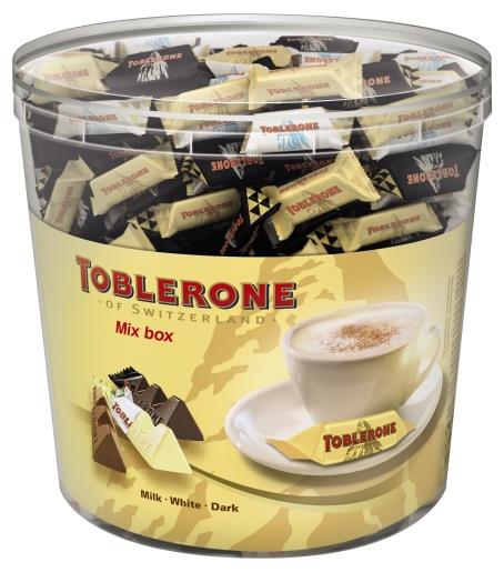 137155  4009709 Sjokolade TOBLERONE sylinder 904g 